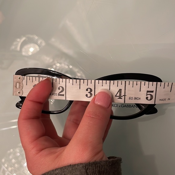 Dolce & Gabbana black and cheetah print cat-eye prescription frames - Picture 7 of 7